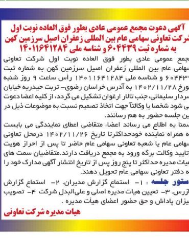 مجمع عمومی