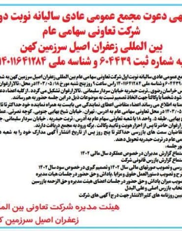 مجمع عمومی